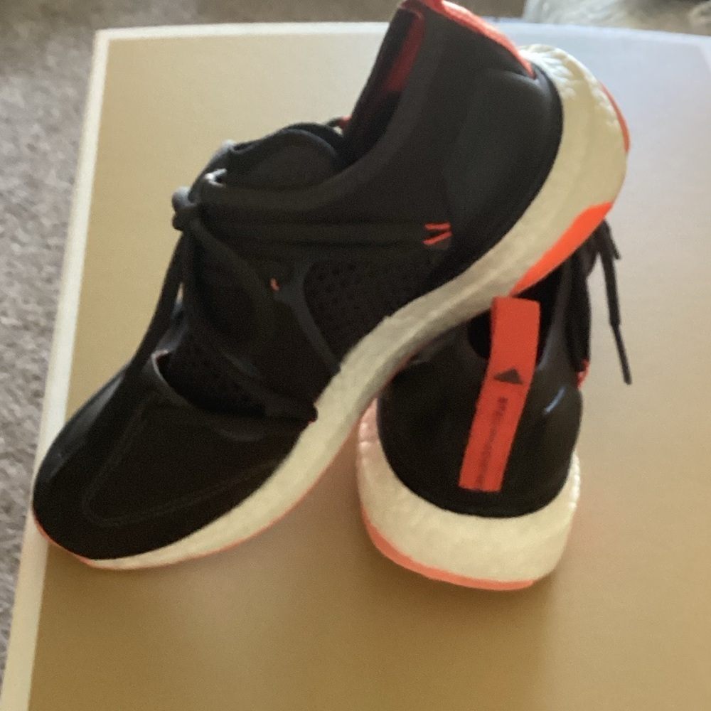 Adidas by Stella McCartney Black and Red Sneakers